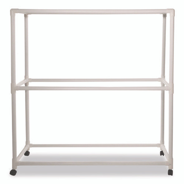 9 Ball ABS Storage Cart, Plastic, 132 lb Capacity, 19 x 62 x 67, White