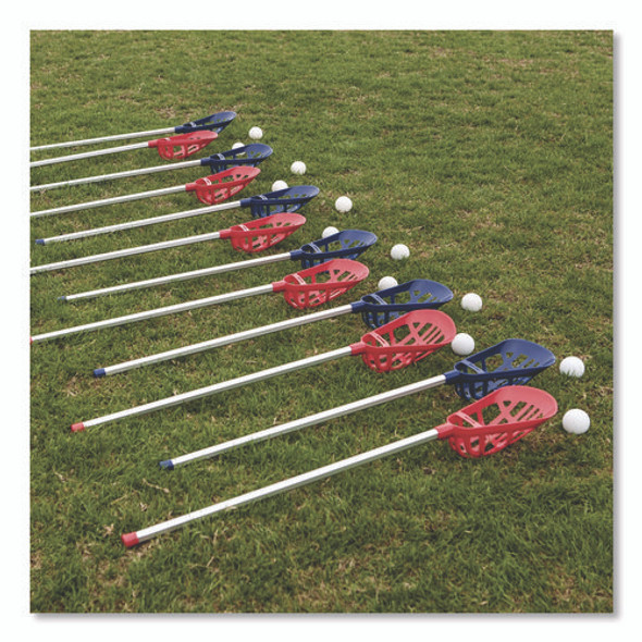 Soft Lacrosse Set, 6 Balls/12 Sticks
