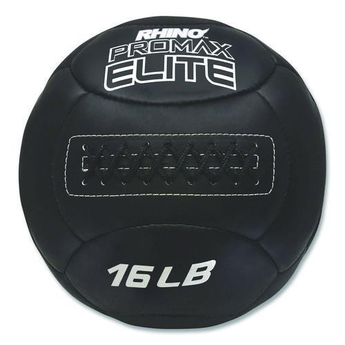 Rhino Promax Elite Medicine Ball, 16 lb, Black