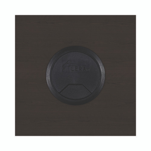 Alera Valencia Series Straight Front Desk Shell, 59.13" x 29.5" x 29.63", Mahogany