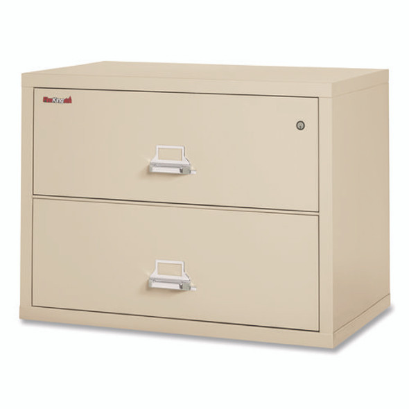 Insulated Lateral File, 2 Legal/Letter-Size File Drawers, Parchment, 37.5" x 22.13" x 27.75"