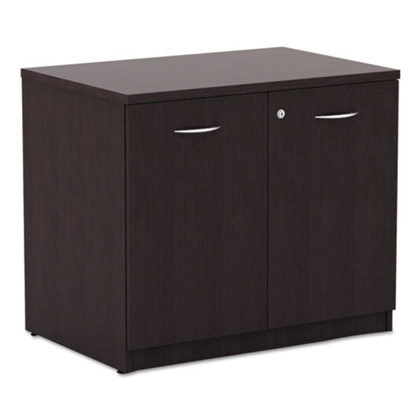 Alera Valencia Series Storage Cabinet, 34.13w x 22.78d x 29.5h, Espresso