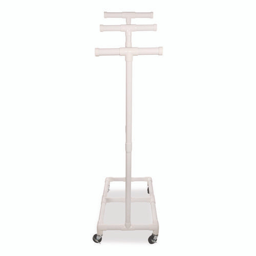 Jump Rope and Hoop Cart, Plastic, 19 x 28 x 69, White