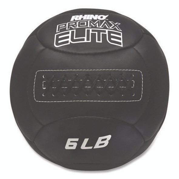 Rhino Promax Elite Medicine Ball, 6 lb, Black