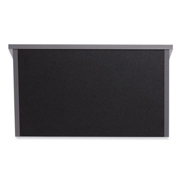 Tabletop Lectern, 23.75 x 19.87 x 13.75, Black