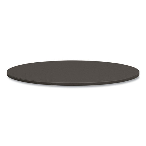 Mod Round Conference Table Top, 48" Diameter, Slate Teak