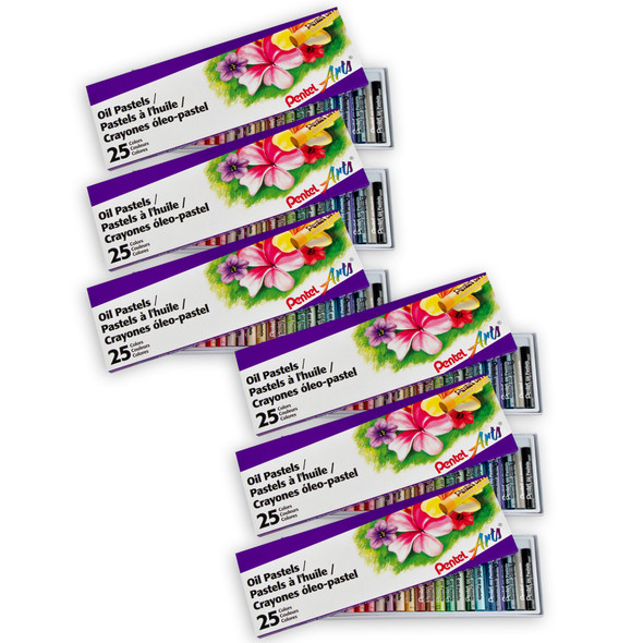 Oil Pastel Set, 25 Colors, 6 Sets Oil Pastel Set, 25 Colors, 6 Sets