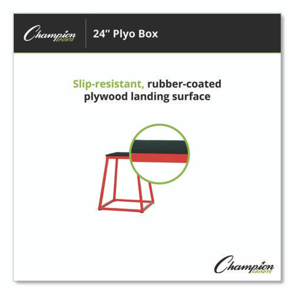 Plyo Box, 24" h, 21 x 21 Base