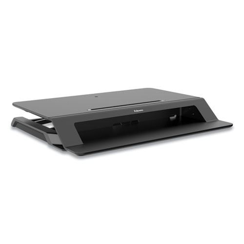 Lotus LT Sit-Stand Workstation, 34.38" x 28.38" x 7.62", Black
