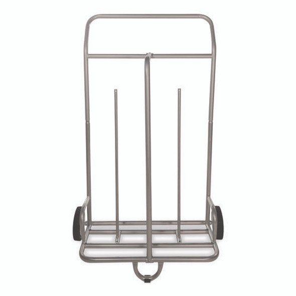 Scooter Storage Cart, Metal, 132 lb Capacity, 16 x 32 x 48, Silver