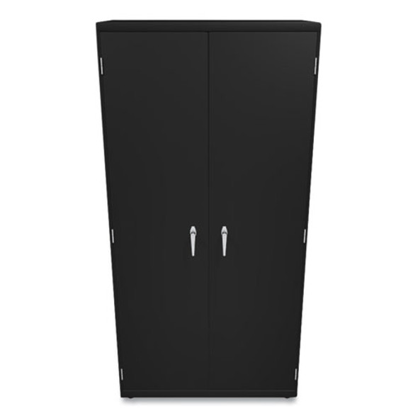 Assembled Storage Cabinet, 36w x 18.13d x 71.75h, Black