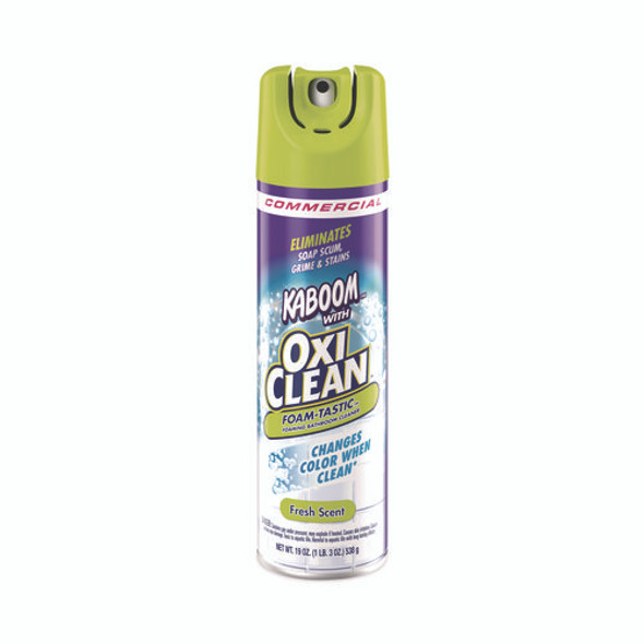 Foamtastic Bathroom Cleaner, Fresh Scent, 19 oz Spray Can, 8/Carton