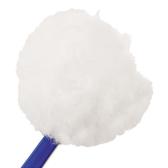 Toilet Bowl Mop, 12" Handle, 5.75" Mop Head, Blue