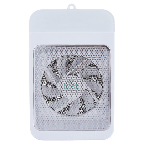 ourfreshE Dispenser, 2.71 x 4.19 x 6.68, White, 6/Carton