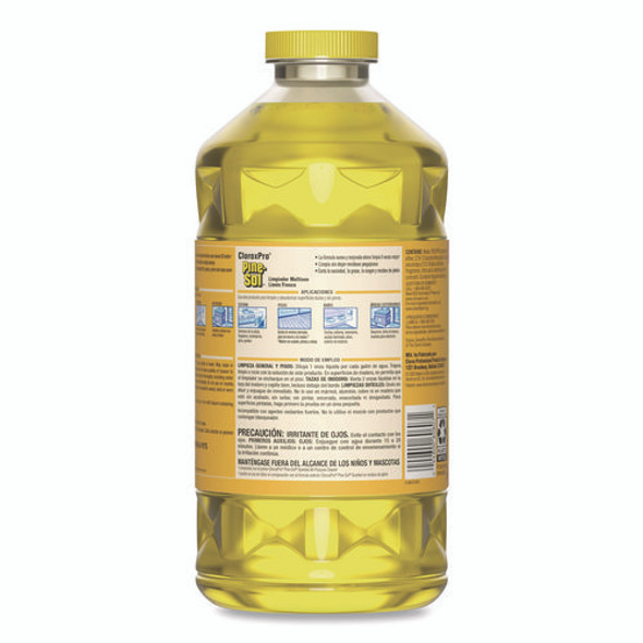 CloroxPro Multi-Surface Cleaner Concentrated, Lemon Fresh Scent, 80 oz Bottle, 3/Carton
