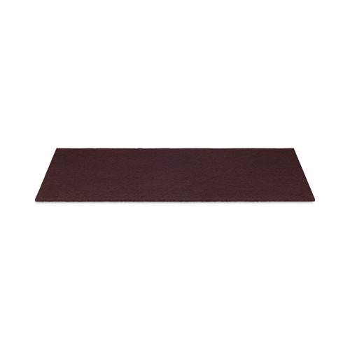 Deep Scrub Pads, 20 x 14, Maroon, 10/Carton