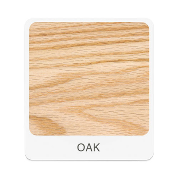 Classroom Science Table, 48w x 24d x 30h, Black Epoxy Resin Top, Oak Base