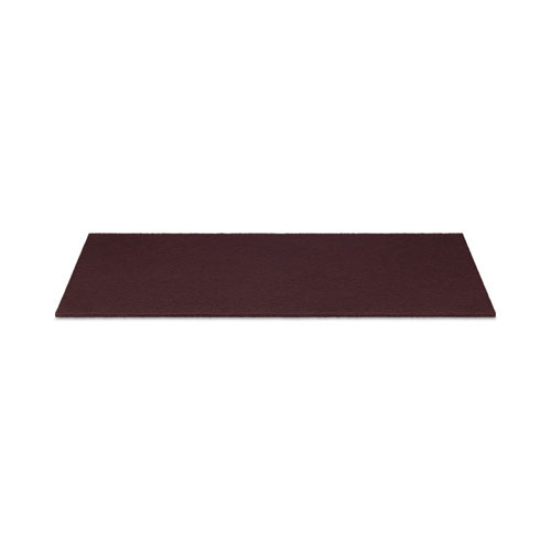 Deep Scrub Pads, 28 x 14, Maroon, 10/Carton