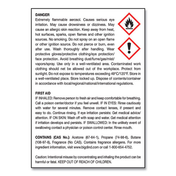 Metered Concentrated Room Deodorant, Fresh Linen Scent, 7 oz Aerosol Spray, 12/Box