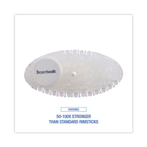 Curve Solid Air Freshener, Mango, Clear, 10/Box, 6 Boxes/Carton