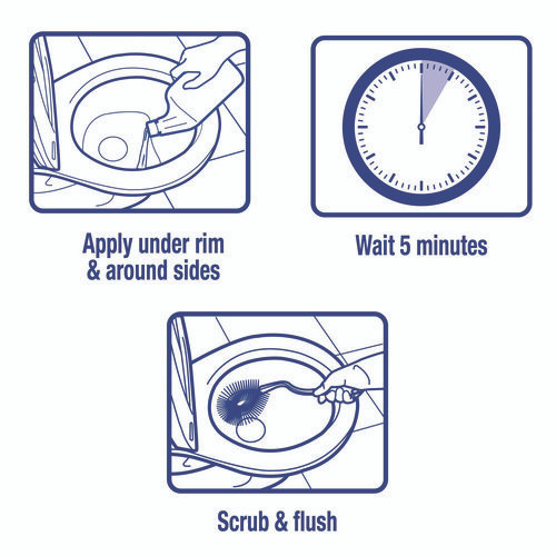 Acidic Toilet Bowl Cleaner, Mint, 32 oz Bottle