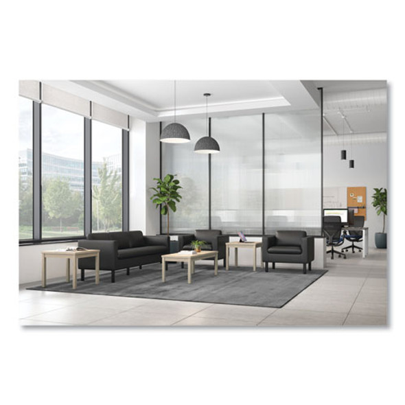 80000 Series Laminate Occasional Corner Table, 24d x 24w x 20h, Kingswood Walnut