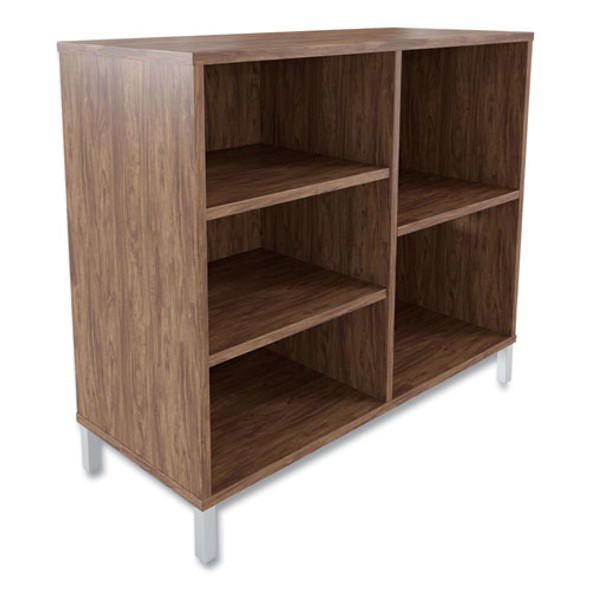 Essentials Laminate Bookcase, Five-Shelf, 36w x 15d x 31.6h, Espresso Essentials Laminate Bookcase, Five-Shelf, 36w x 15d x 31.6h, Espresso
