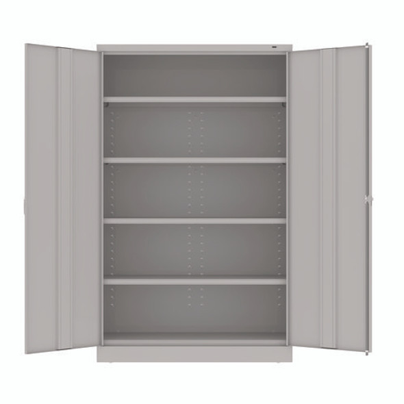 Assembled Jumbo Steel Storage Cabinet, 48w x 18d x 78h, Light Gray Assembled Jumbo Steel Storage Cabinet, 48w x 18d x 78h, Light Gray