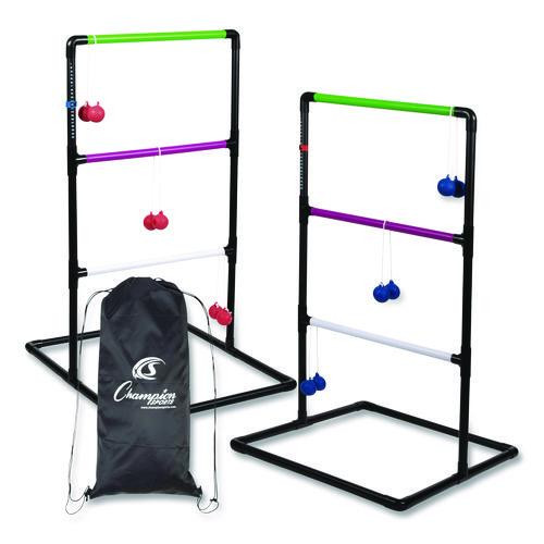 Ladder Ball Game Set, (2) 22" x 37.5" Ladders/(6) Bolas/Carry Bag