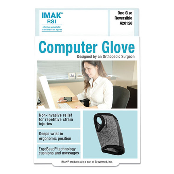 Computer Glove, Fits Left Hand/Right Hand, Black Computer Glove, Fits Left Hand/Right Hand, Black