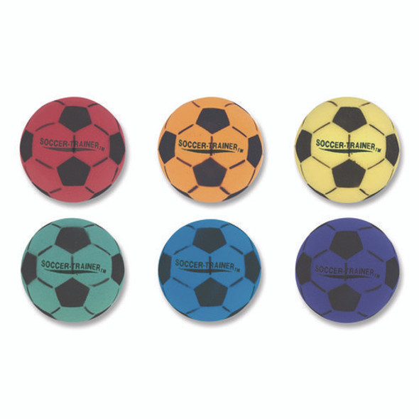 Ultra Foam Soccer Ball Set, Assorted Colors, 6/Set