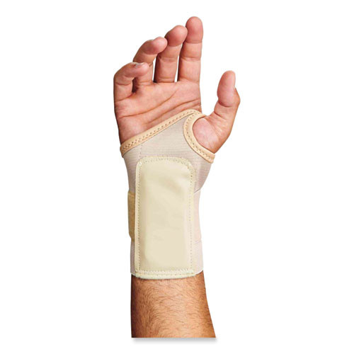 ProFlex 4000 Single Strap Wrist Support. Small, Fits Right Hand, Tan