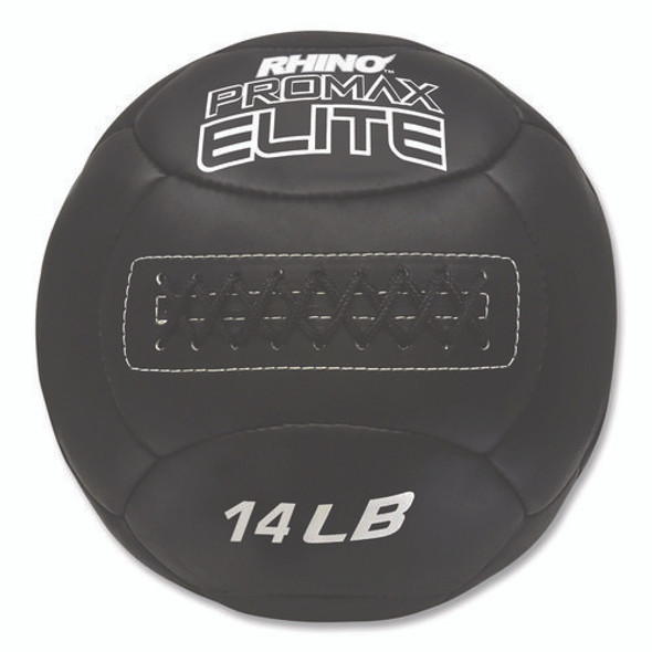 Rhino Promax Elite Medicine Ball, 14 lb, Black