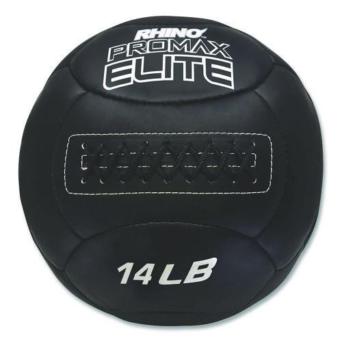 Rhino Promax Elite Medicine Ball, 14 lb, Black