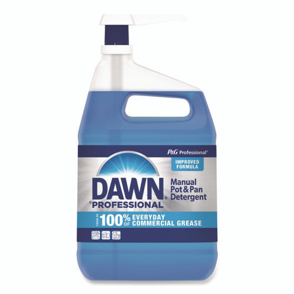 Manual Pot and Pan Dish Detergent, 3.78 L Pump Bottle, 132/Pallet