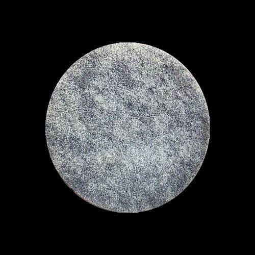 EZ Care Polishing Pad, 27" Diameter, Black/Gray, 2/Carton