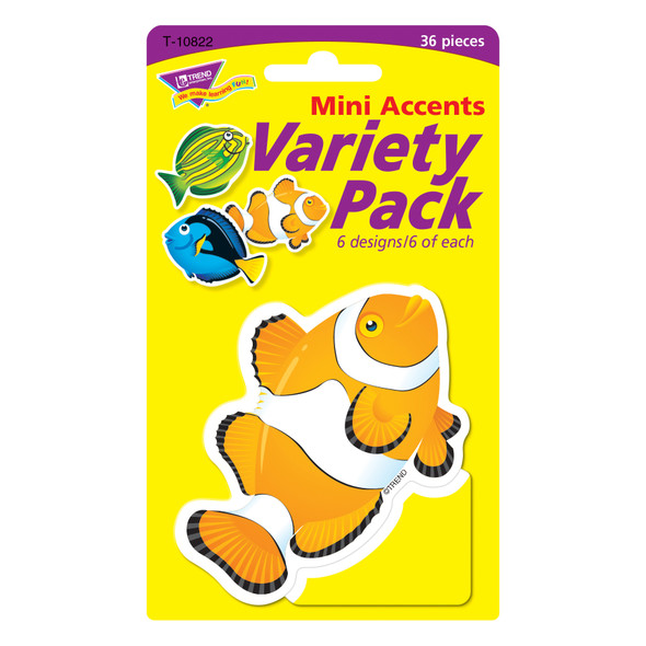 Fish Mini Accents Variety Pack, 36 Per Pack, 6 Packs Fish Mini Accents Variety Pack, 36 Per Pack, 6 Packs