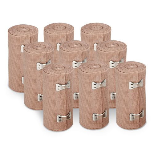 Reusable Elastic Bandage Wrap, 4" x 15 ft, 9/Box
