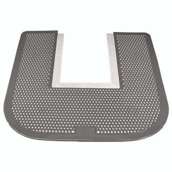 Disposable Toilet Floor Mat, Nonslip, Orchard Zing Scent, 23 x 21.63, Gray, 6/Carton
