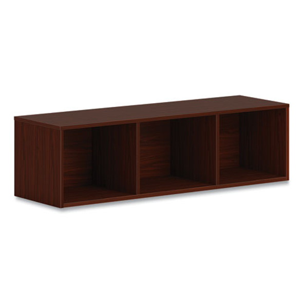 Mod Wall Storage, 48w x 14d x 39.75h, Traditional Mahogany