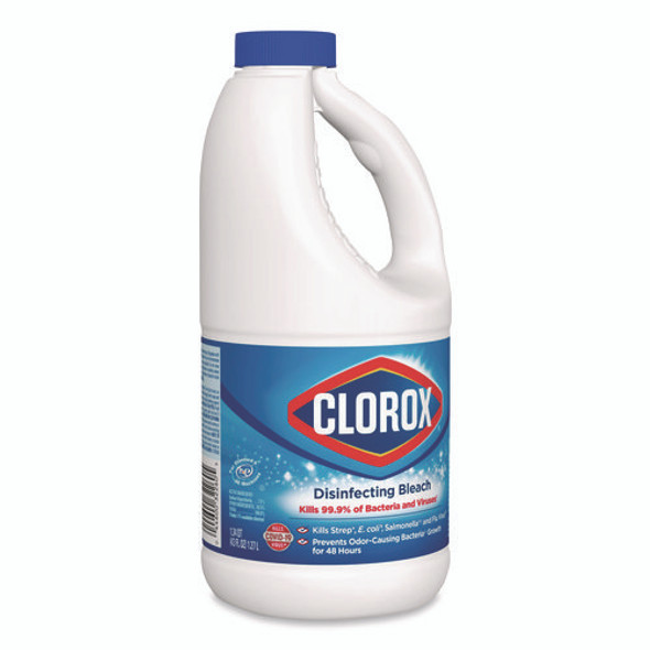 Concentrated Regular Disinfecting Bleach, 43 oz Bottle