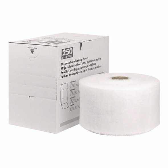 TrapEze Disposable Dusting Sheets, 5" x 6", 250 Sheets/Roll