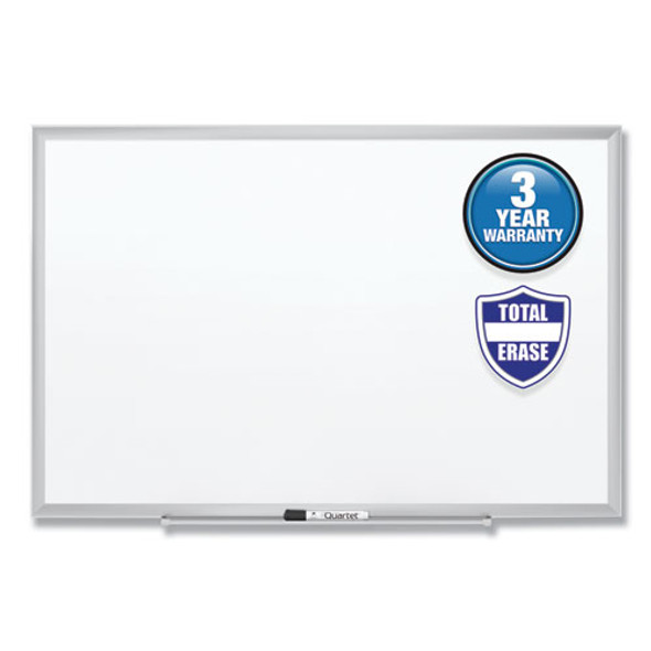 Classic Series Total Erase Dry Erase Boards, 48" x 36", White Surface, Anodized Aluminum Frame
