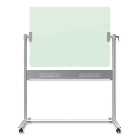 Infinity Glass Dry-Erase Board Presentation Easel, 24" x 36", White Surface