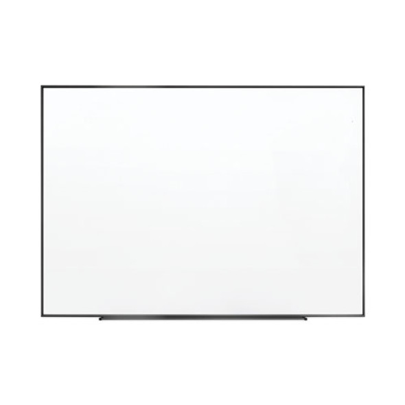 Fusion Nano-Clean Magnetic Whiteboard, 96" x 48", White Surface, Satin Aluminum Frame