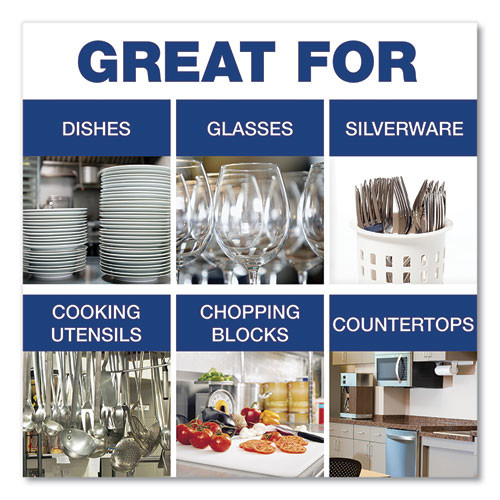 Broad Range Quaternary Sanitizer, Sweet Scent, 1 gal Closed-Loop Plastic Jug, 3/Carton