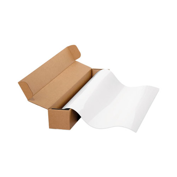 Dry Erase Surface, Laminate Film, 50 ft x 7 mil x 48", White Dry Erase Surface, Laminate Film, 50 ft x 7 mil x 48", White