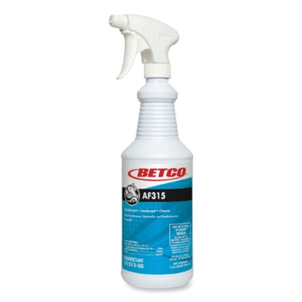 AF315 Disinfectant Cleaner, Citrus Floral Scent, 32 oz Bottle, 12/Carton