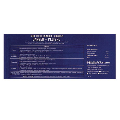 StorOx 2.0 Dsinfectant Sanitizer, Unscented, 2.5 gal Closed-Loop Plastic Jug