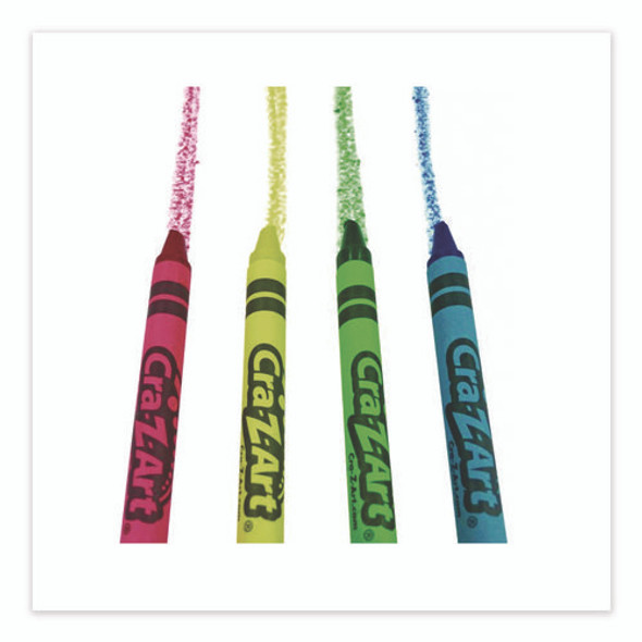 Crayons, 4 Assorted Colors, 4/Box, 12 Boxes/Pack